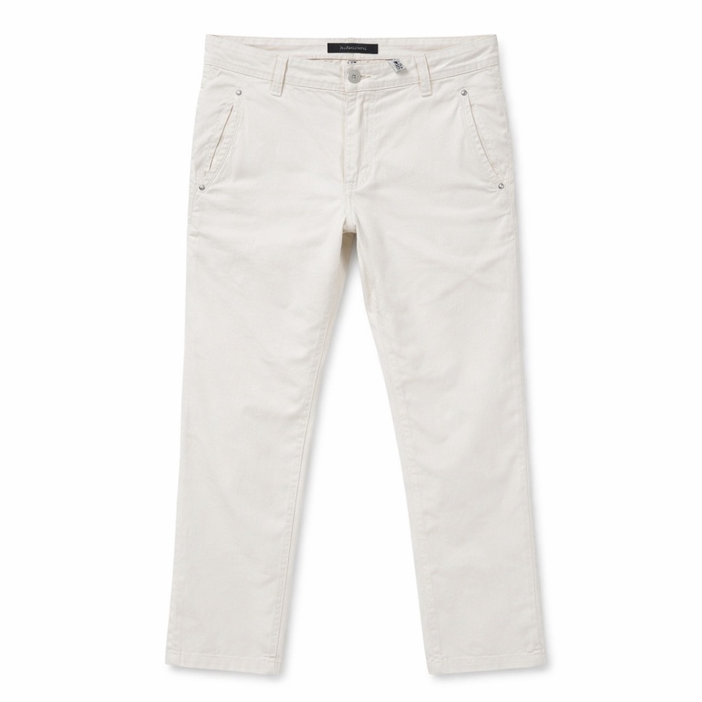 ⚪️ John Varvatos‎ Ivory Slim Pants 48 / 34 Designer Minimal Luxe